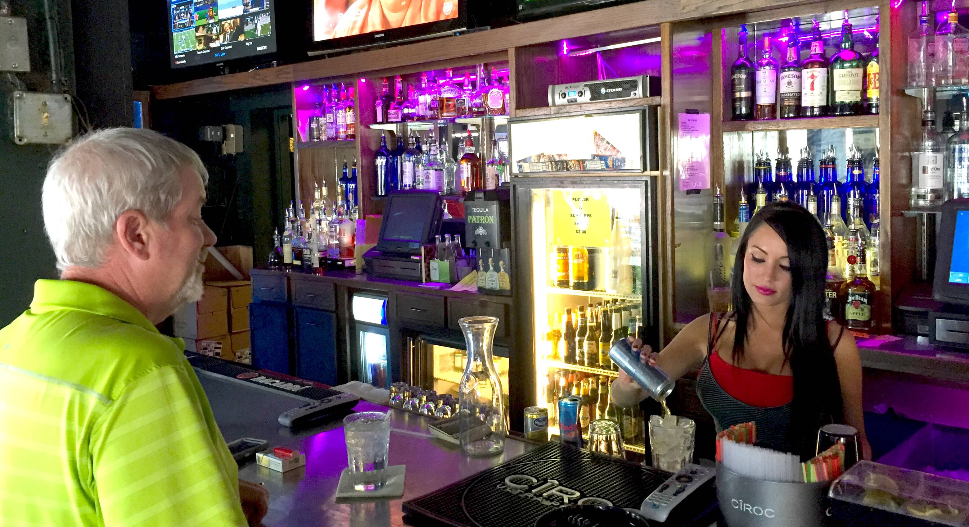 smoke-free bar