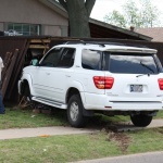 SUV wreck