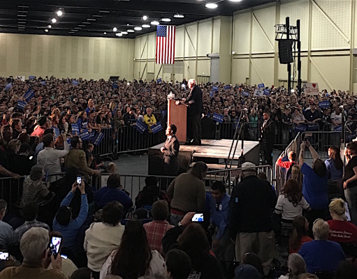 Climate change, fracking and Sam Walton: Bernie Sanders takes on sacred cows in Tulsa Bernie Sanders Tulsa