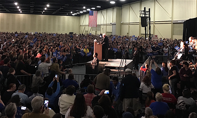 Climate change, fracking and Sam Walton: Bernie Sanders takes on sacred cows in Tulsa