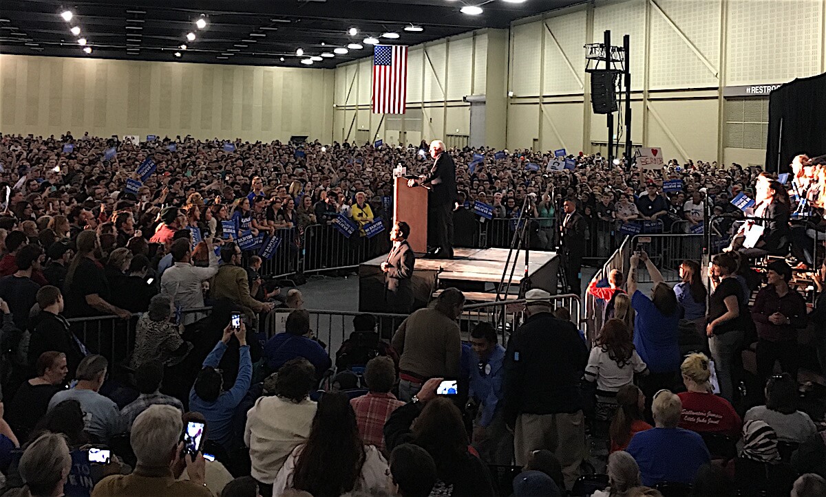 Climate change, fracking and Sam Walton: Bernie Sanders takes on sacred cows in Tulsa