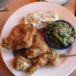 Fried chicken dinner