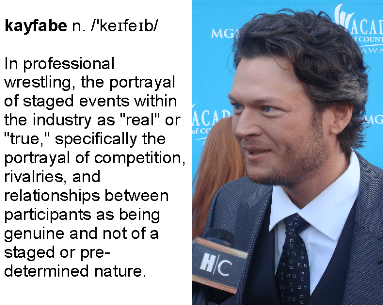 Filter: Blake Shelton lawsuit highlights country kayfabe