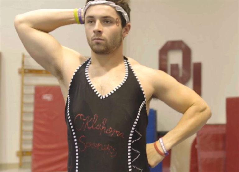 Watch OU’s Baker Mayfield prance around gracefully