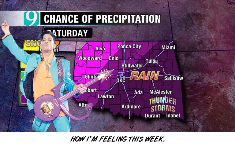 100 percent chance of Purple Rain: A poem on Prince