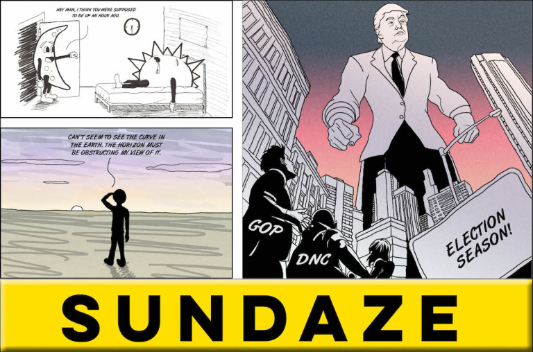 Sundaze: A naked lunch in the political echo chamber
