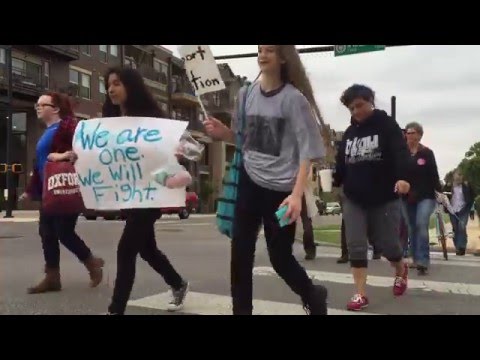 Civil disobedience: Students march to Oklahoma Capitol
