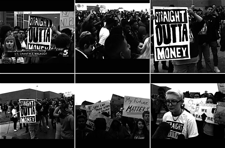 More than 1,000 OKCPS students walk out amid cuts