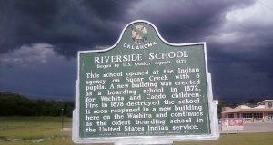 Caddo, Delaware tribes fighting Wichita development Wichita and Caddo children