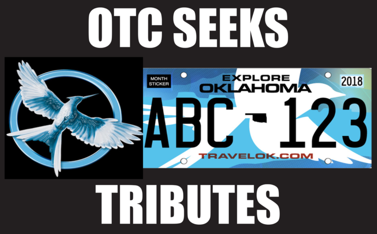 Media go (truck) nuts for new Oklahoma license plate