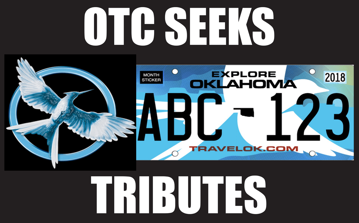 Media go (truck) nuts for new Oklahoma license plate