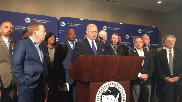 NOLA Mayor Landrieu in OKC: Trump slams cities in ‘ignorance’
