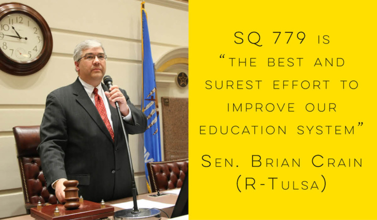 Point: Sen. Brian Crain urges citizens to vote for SQ 779
