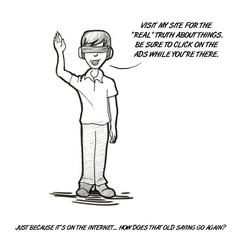 Sundaze comic: ‘Just because it’s on the internet’