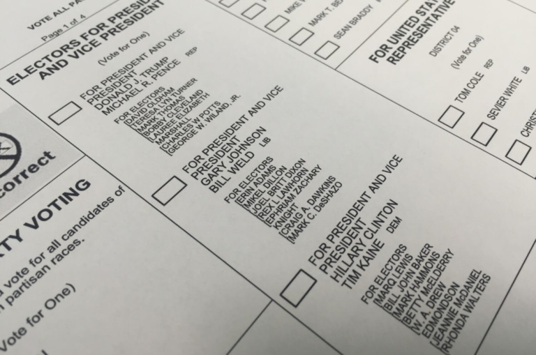 Today I voted in the 2016 presidential election