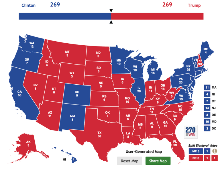 Election 2016: Here’s what happens if no one gets 270