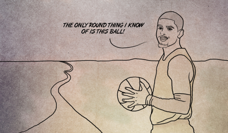For Kyrie Irving, ball may be life, but Earth is flat