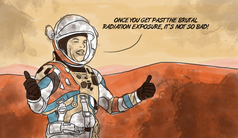 Sundaze: Radiation realities kill fun of Mars fiction