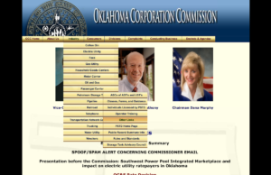 Corporation Commission: Struggles with site, OG&E case Oklahoma Corporation Commission