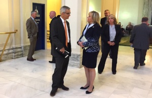 Gov. Fallin on budget partisanship: ‘That’s politics at the Capitol’ Gov. Fallin
