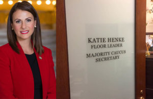 Rep. Katie Henke out of country during special session Rep. Katie Henke