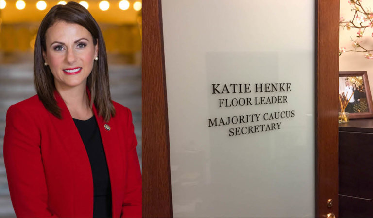 Rep. Katie Henke out of country during special session
