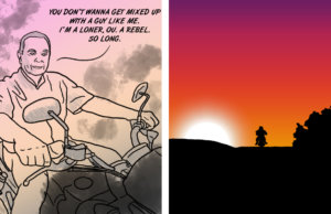 David Boren rides off into the sunset Rebel Boren