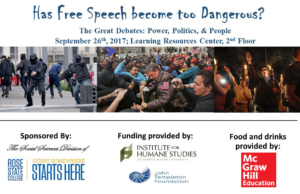 Great Debates: Rose State to begin panel series Tuesday Great Debates