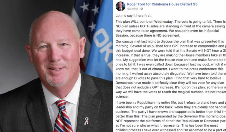 GOP Rep. Roger Ford: ‘This plan WILL bomb’