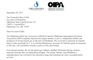 OKOGA, OIPA tell Fallin they are ‘punished by the state’ OKOGA and OIPA letter