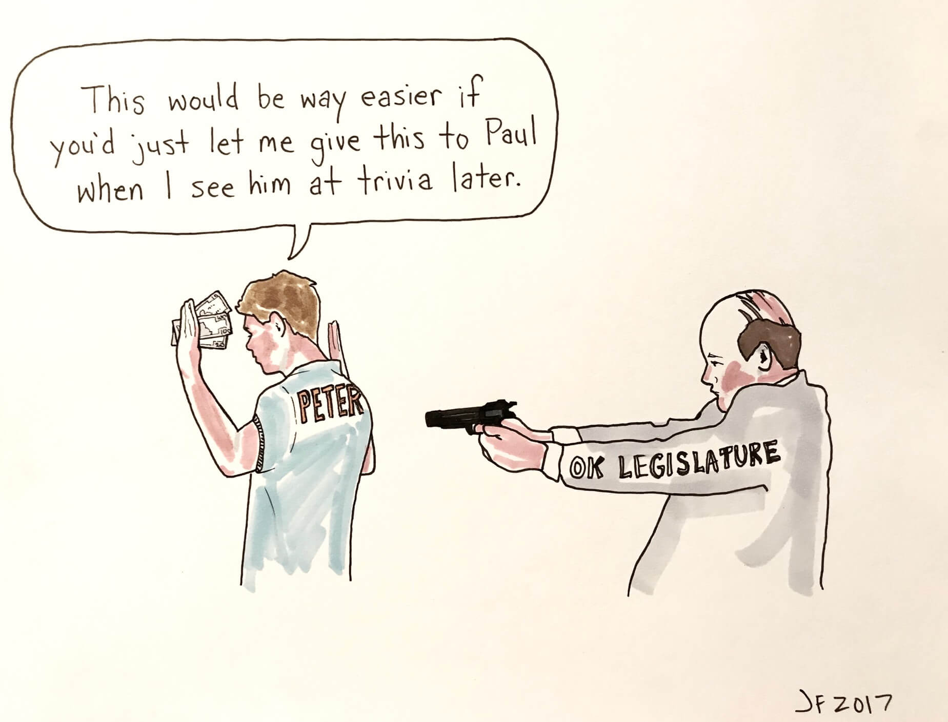 Oklahoma Legislature: Robbing Peter to pay Paul