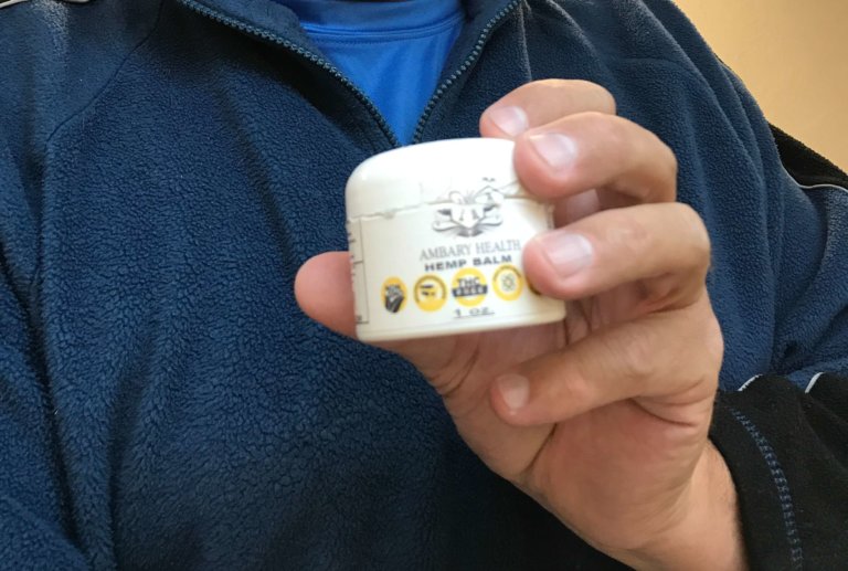 CBD balm helps alleviate my persistent back pain