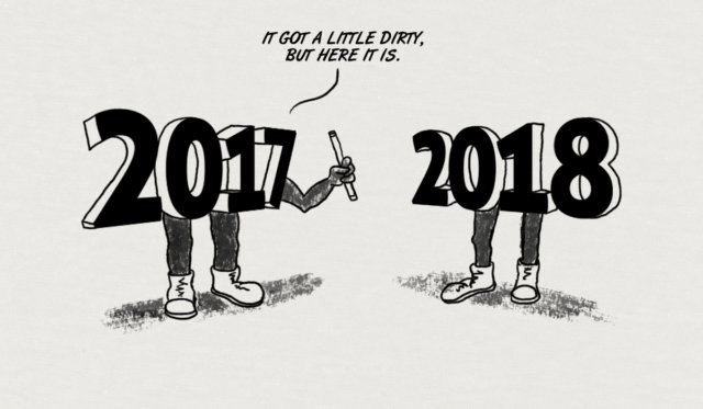 passing the baton final New Year's resolutions