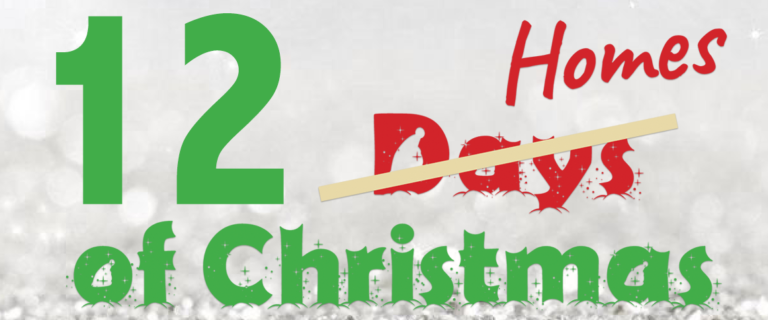 Celebrate the holidays with the 12 Homes of Christmas
