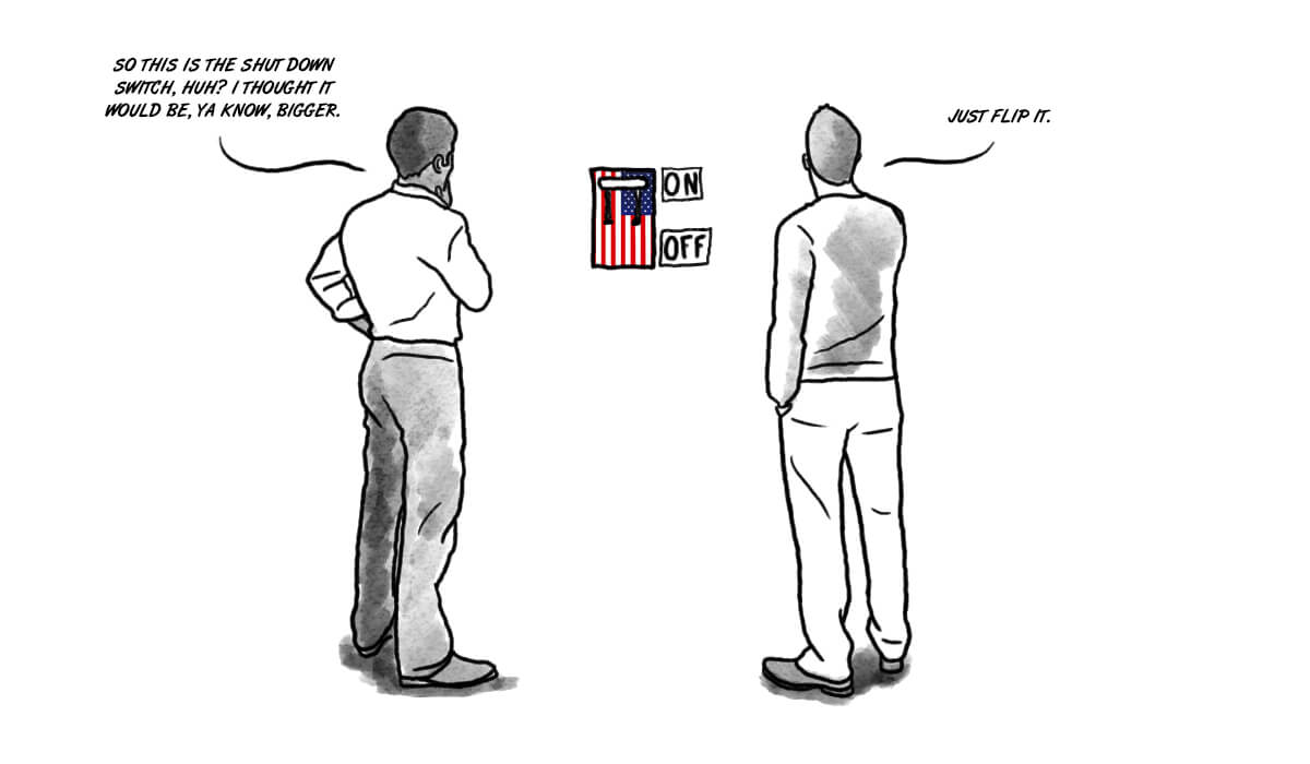 Flipping the switch for a government shutdown