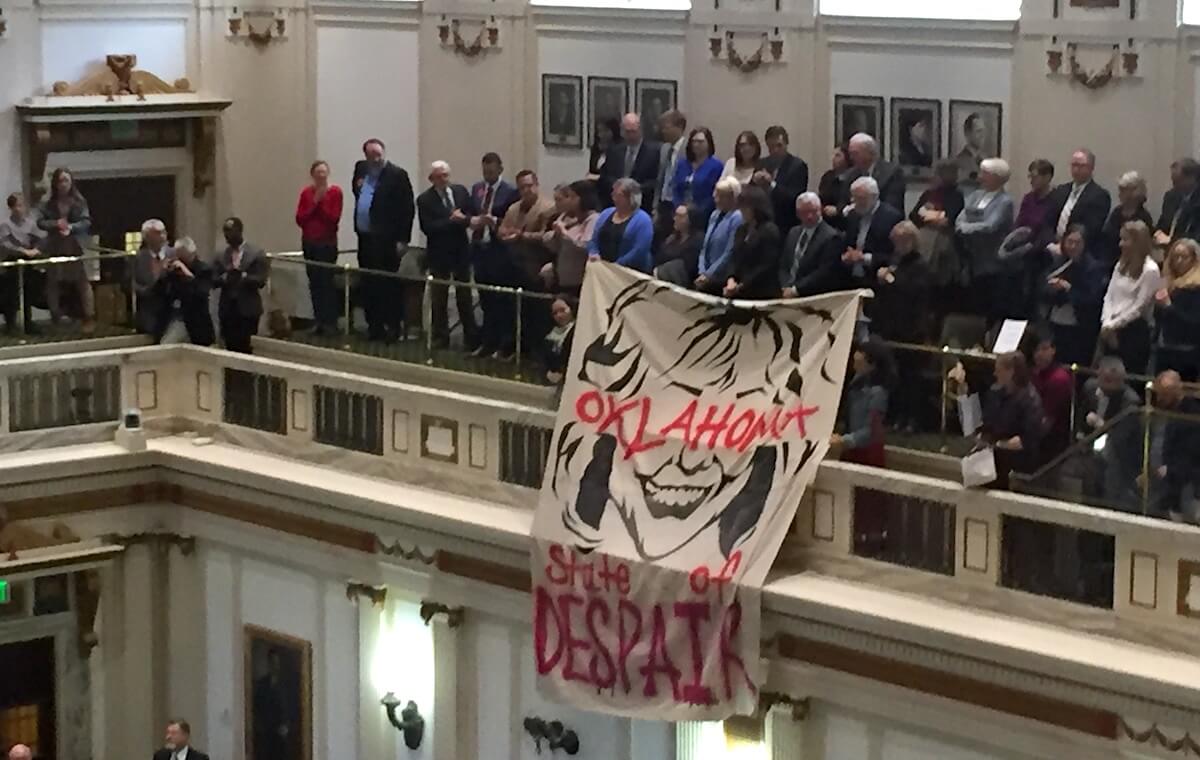 State of the State features ‘rude’ protest, Step Up discussion
