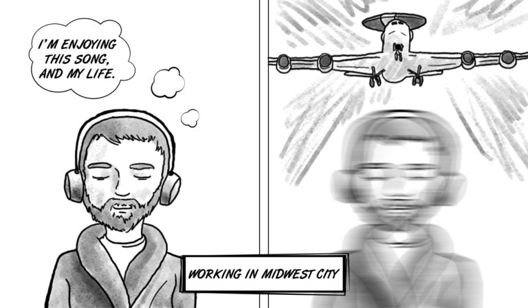 Working in Midwest City: AWACS rattle brain