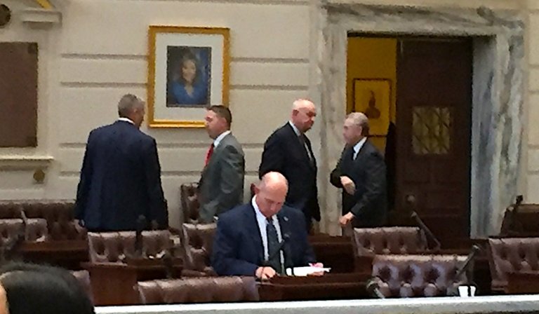 Preaching to Senate, pastor ties shootings with ‘immorality,’ gay marriage