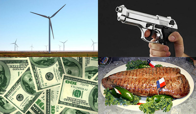 Capitol podcast: Wind, guns, budget and a 72-ounce steak