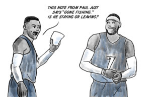Paul George has ‘gone fishing,’ but for how long? Paul George