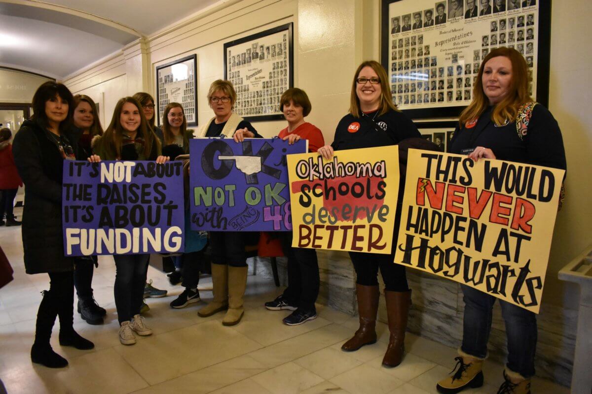 #OklaEdWalkout