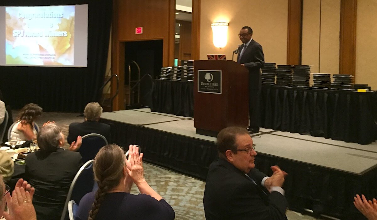 We won SPJ awards, but Clarence Page stole the show
