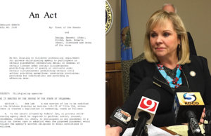Fallin approves adoption bill some call discriminatory adoption bill