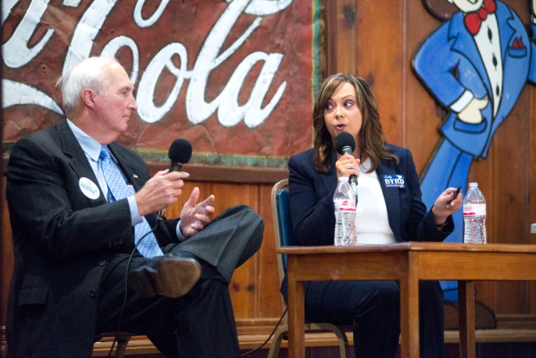 Insider, outsider ruffle feathers at GOP auditor debate
