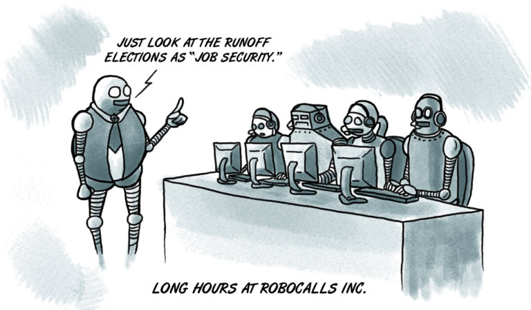 Election robocalls keep robot employment high