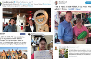 Editorial: Governor hopefuls pander playfully on Twitter
