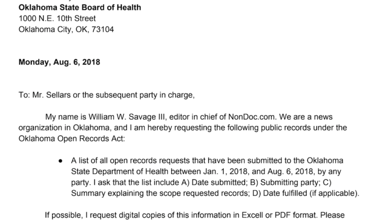 Editorial: Health Department should honor open records requests
