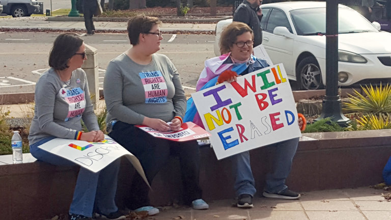 Photos: Rally for transgender rights features peace, love