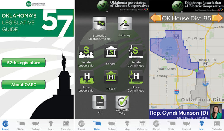 The #okleg phone app Capitol insiders use every day