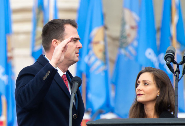 Kevin Stitt inaugurated